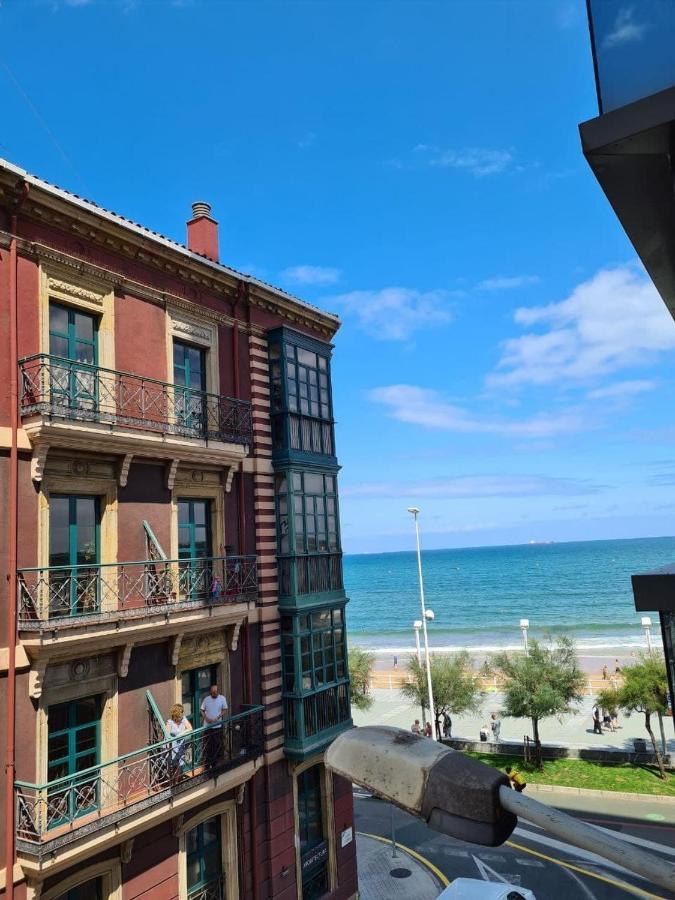 122A - Emblemática vivienda en Playa San Lorenzo Gijón Esterno foto