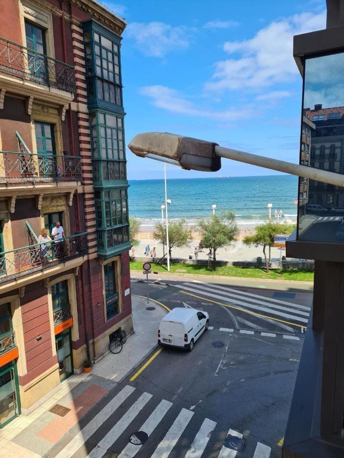 122A - Emblemática vivienda en Playa San Lorenzo Gijón Esterno foto