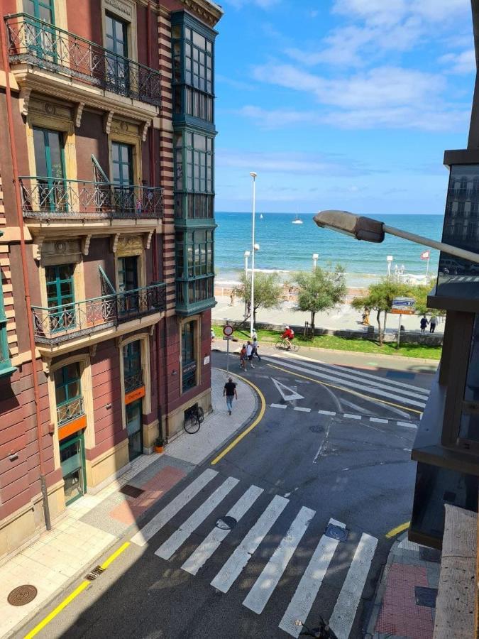 122A - Emblemática vivienda en Playa San Lorenzo Gijón Esterno foto
